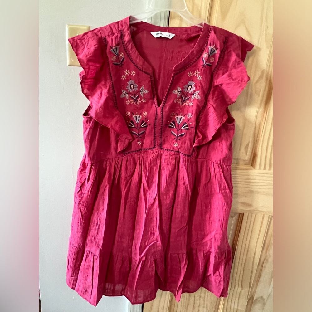 Sonoma embroidered Dress!